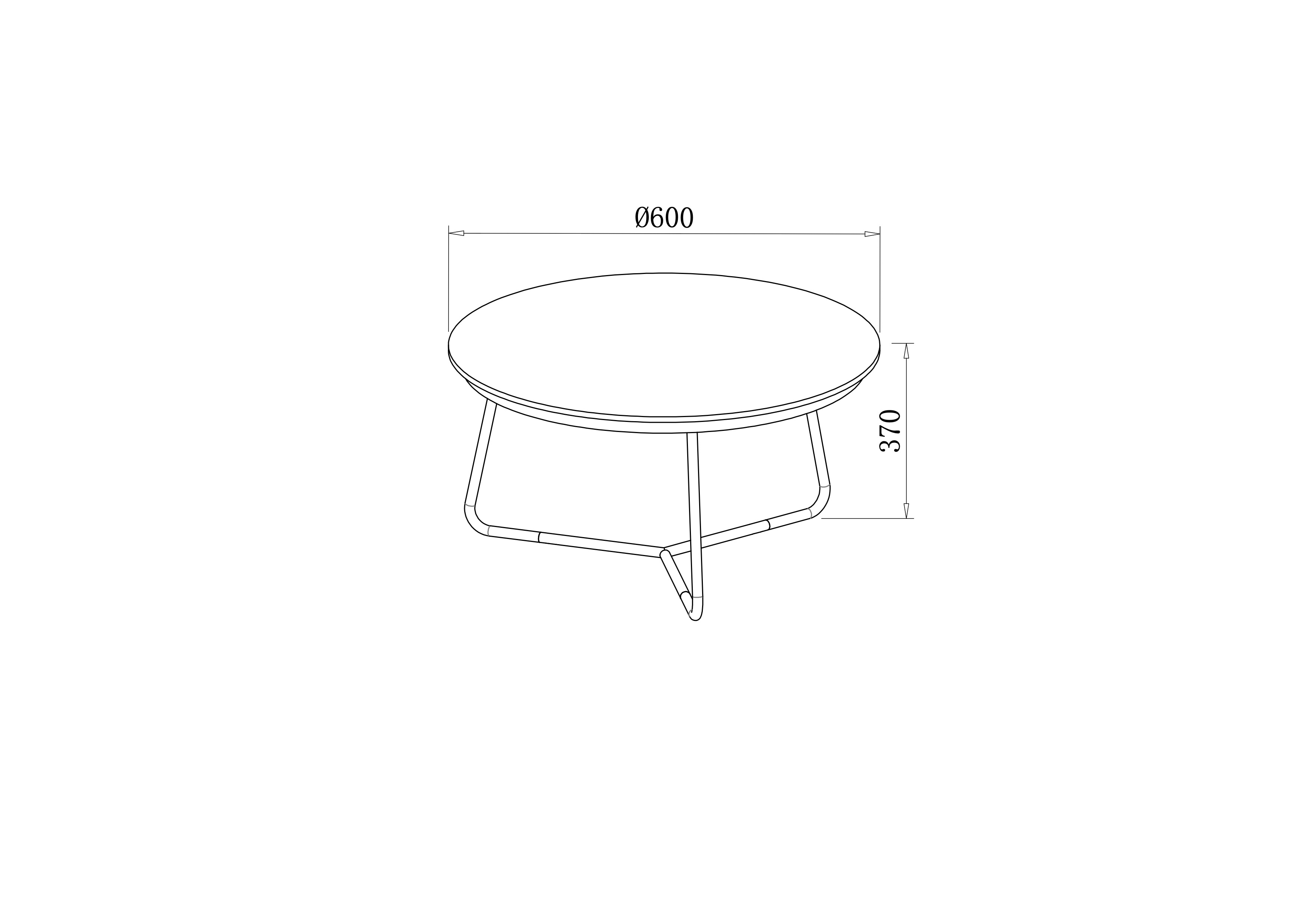 Rayo 2 Seat Lounge Set dimensions